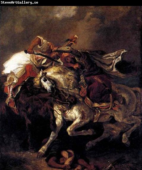 Eugene Delacroix Combat of the Giaour and the Pasha